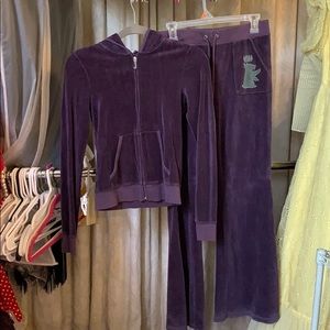 Purple Juicy Couture Jumpsuit Set
